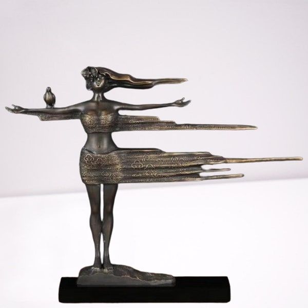 Steadfast Bronze Art Martin Klein Style 11 "Modern Art Bronze Skulptur Abstrakte Figurine Geschenke für ihre Bronze Schönheit