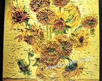 絵画｜油絵｜Sunflowers｜ひまわり｜Interior art 絵画｜油絵｜Sunflowers｜ひまわり｜Interior art 【公式通販】