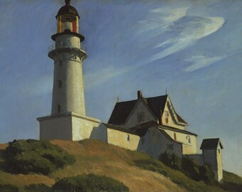 Hand-Painted Edward Hopper 'Nighthawks' Oil Painting Replica with