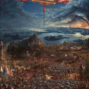 The Battle of Alexander at Issus Albrecht Altdorfer 1529 hand-painted oil reproduction Altdorfer Alexander the Great Danube School