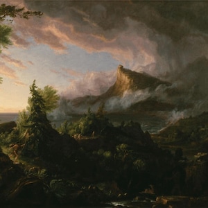 Thomas Cole The Course of Empire The Salvage State Museum Quality hand painted oil painting reproduction,American artist classic home decor