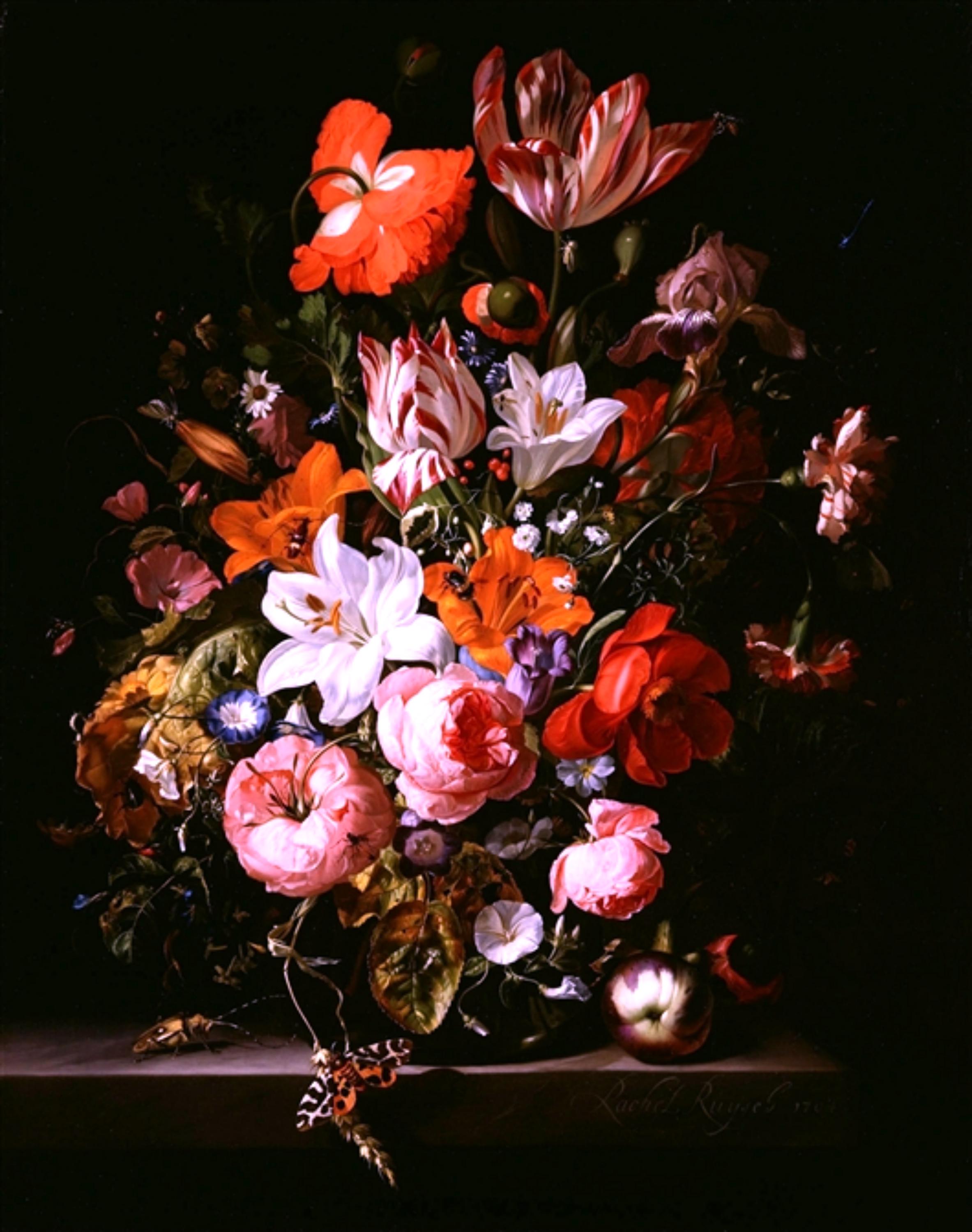 Nicholas 花瓶に生けた花 公式ブログ アート名画館 | 巨匠たちによる、秋の花を描いた作品 油彩画 絵画