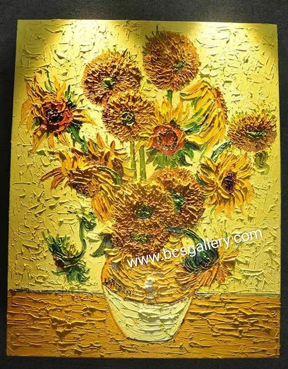 Vincent Van Gogh ゴッホ　ひまわり 油彩画 Vincent Van Gogh ゴッホ ひまわり 油彩画 ひまわり