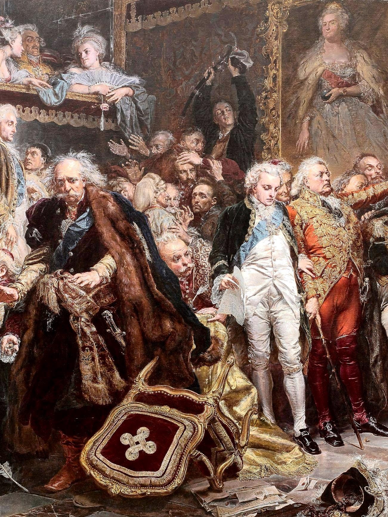 油彩複製画 | ヤン・マテイコ作「レイタン - ポーランドの陥落