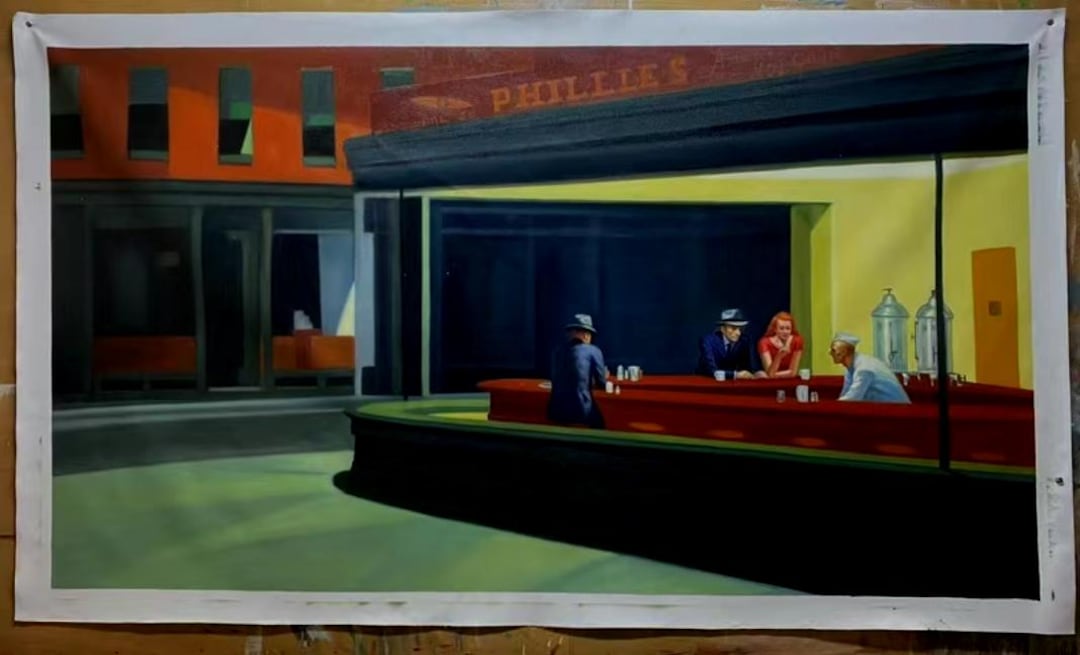 Edward Hopper
ハードカバー Edward Hopper - Nighthawks 1942 33x60in Museum Grade Hand