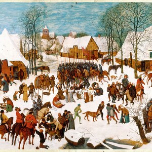 Pieter Bruegel the Elder Massacre of the Innocents Museum Quality hand painted oil reproduction Royal Collection