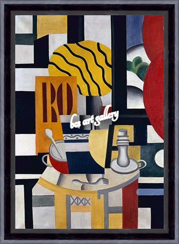 Fernand Léger Still Life With Candlestick 1922 46x32in High-end