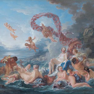 The Triumph of Venus François Boucher 1740 hand-painted oil reproduction Boucher Rococo mythology