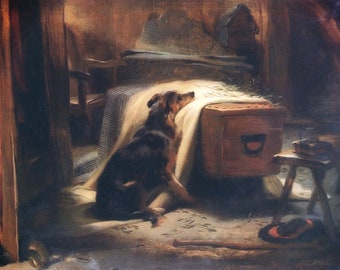 Riproduzione dipinta a mano ad olio del dipinto "Il capo dei lamentosi del vecchio pastore".