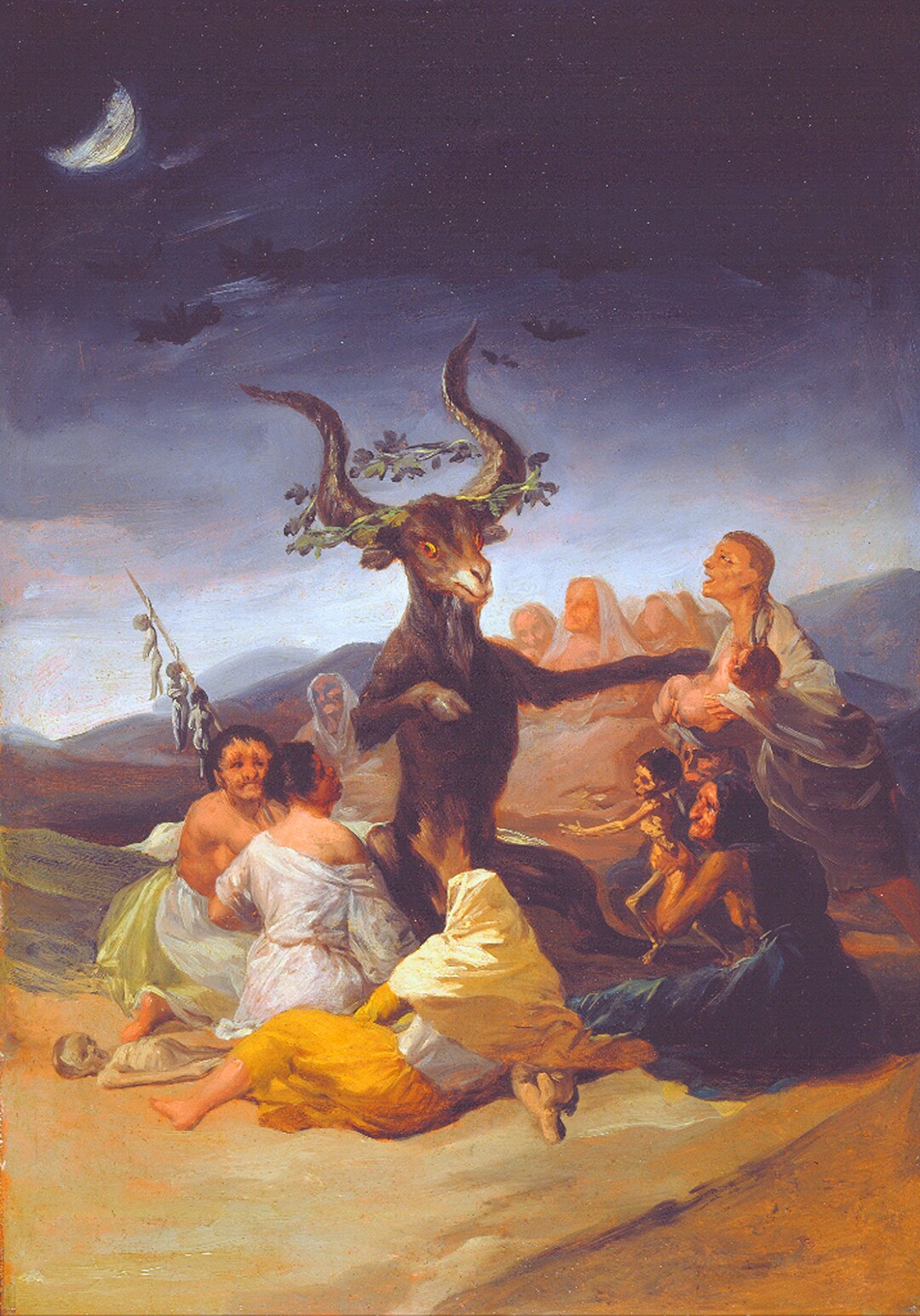 Francisco Goya Witches' Sabbath 1797 the Great Hegoat Museum Quality