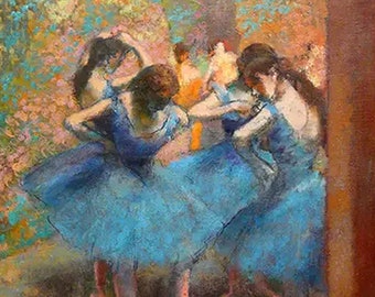 エドガー・ドガ「星（舞台の踊り子）」1878年、高品質手描き油絵複製