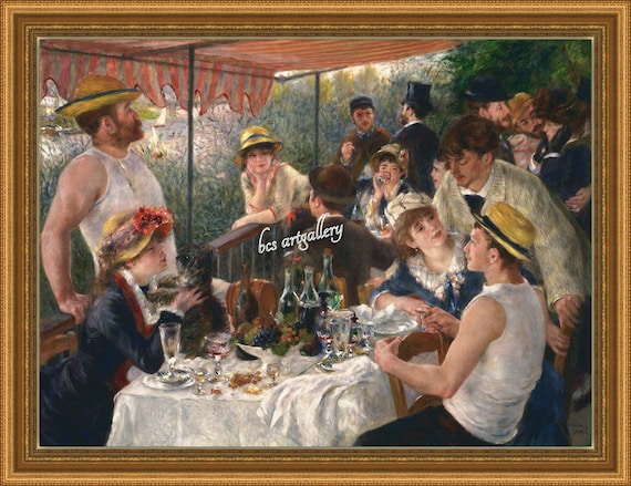 Pierre-auguste Renoir - Luncheon of the Boating Party 1881 Hand