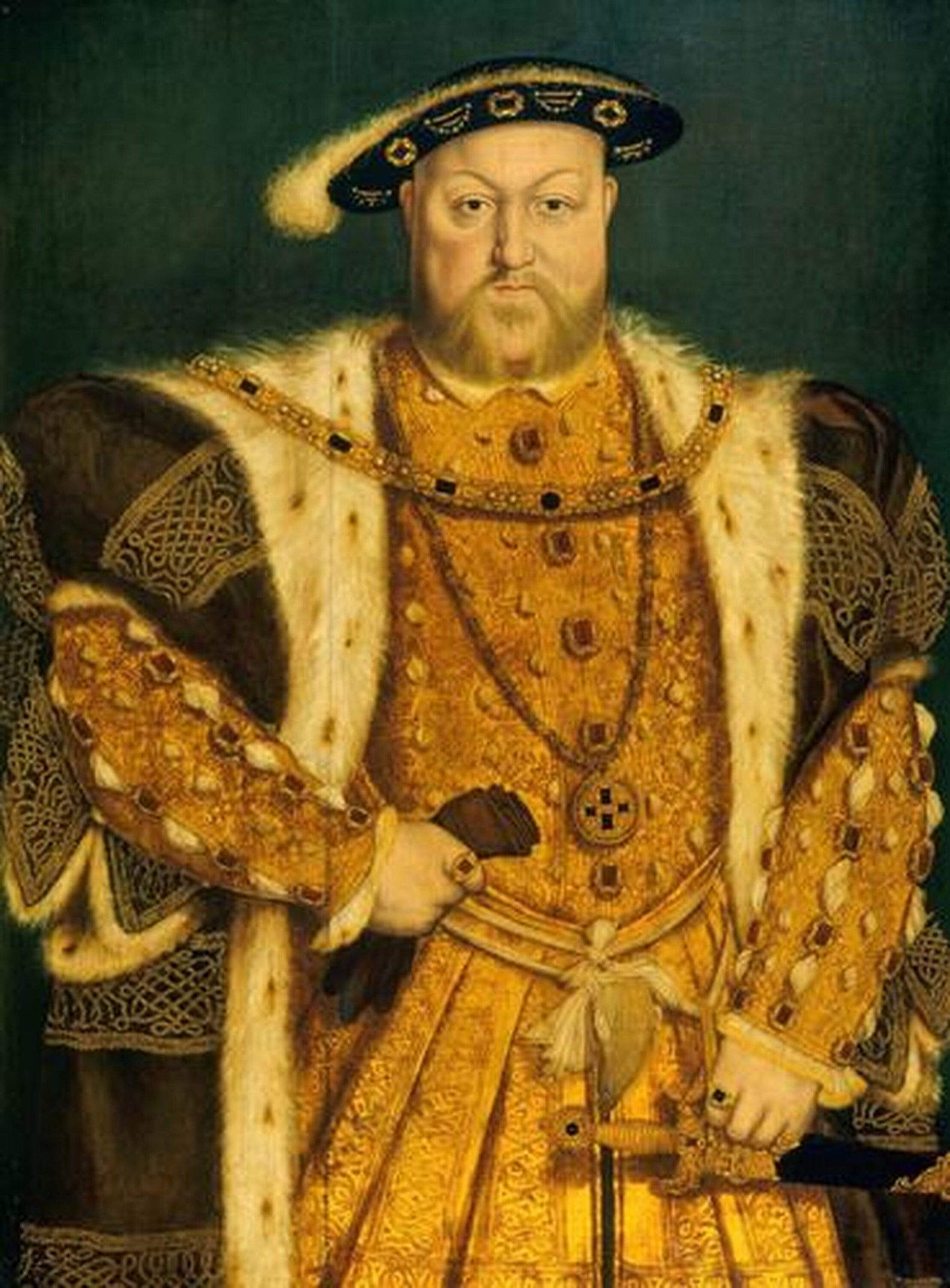 portrait-of-henry-viii-hans-holbein-the-younger-hand-painted-oil