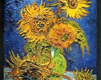 フィンセント・ファン・ゴッホのひまわり、第3版の繰り返し フィラ