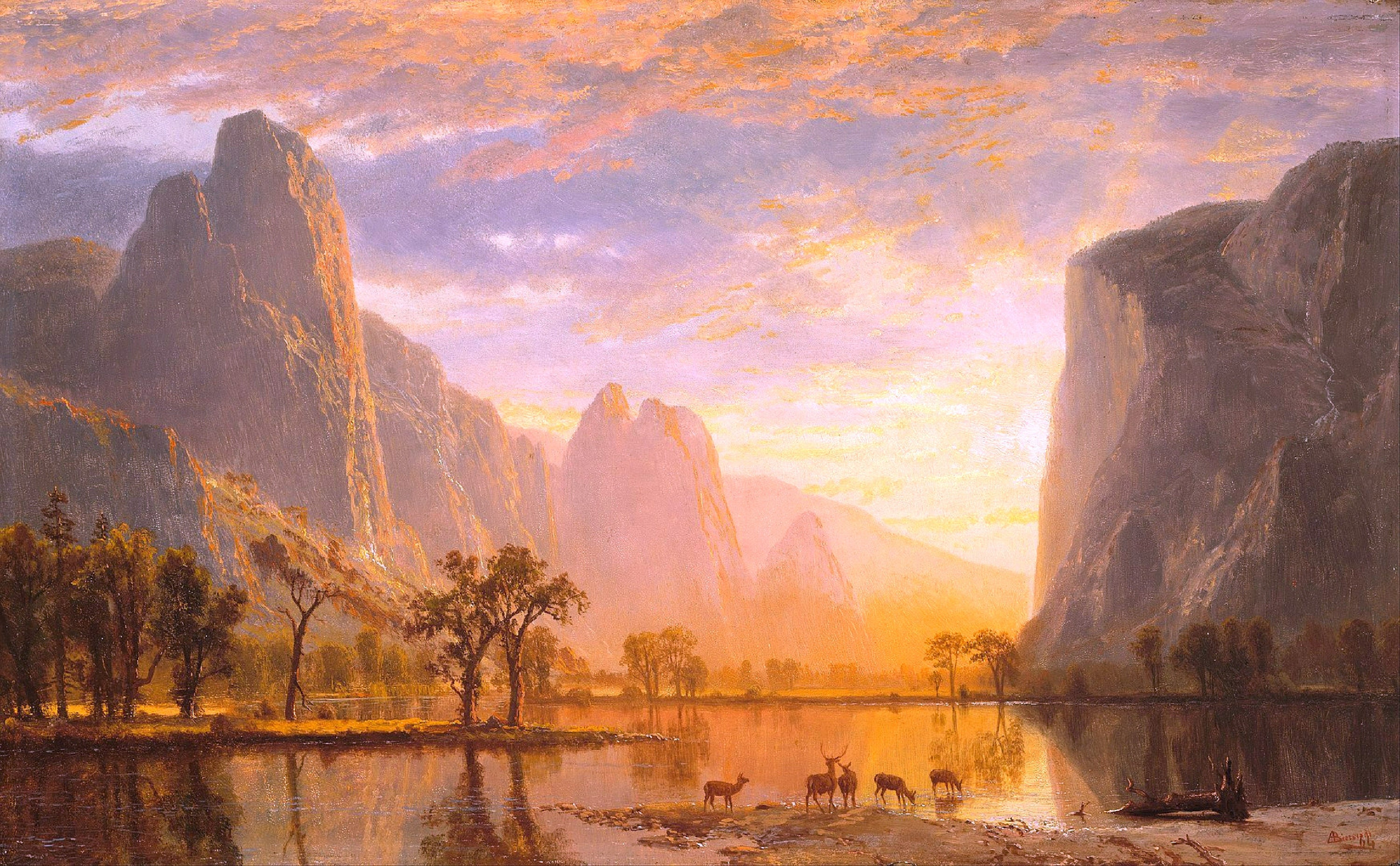 Albert Bierstadt - Valley of the Yosemite 1864 Museum
