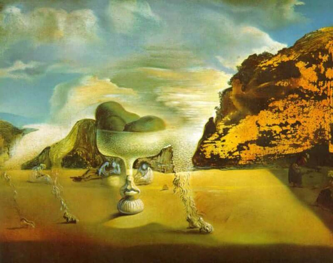 Salvador Dali Invisible Afghan With the Apparition 1938 - Etsy