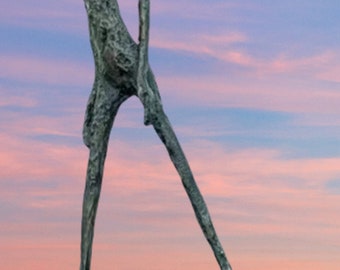 Walking Man bronze sculpture Alberto GIacometti bronze art reproduction stick man figurine personalized gifts