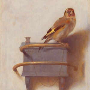 The Goldfinch Carel Fabritius 1654 Museum Quality hand painted oil painting reproduction Dutch Golden Age art
