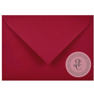 Busta Ciliegia B6 (125x175mm) | Busta Partecipazioni Matrimonio | 120 gsm