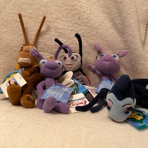 Disney A Bug&#39;s Life Bean Bag Plush Stuffed Animals - mint