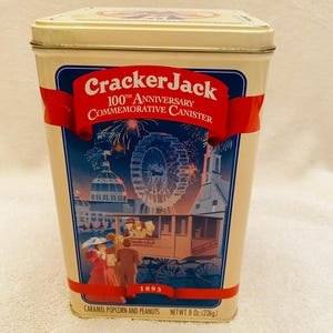 Vintage Cracker Jack Tin