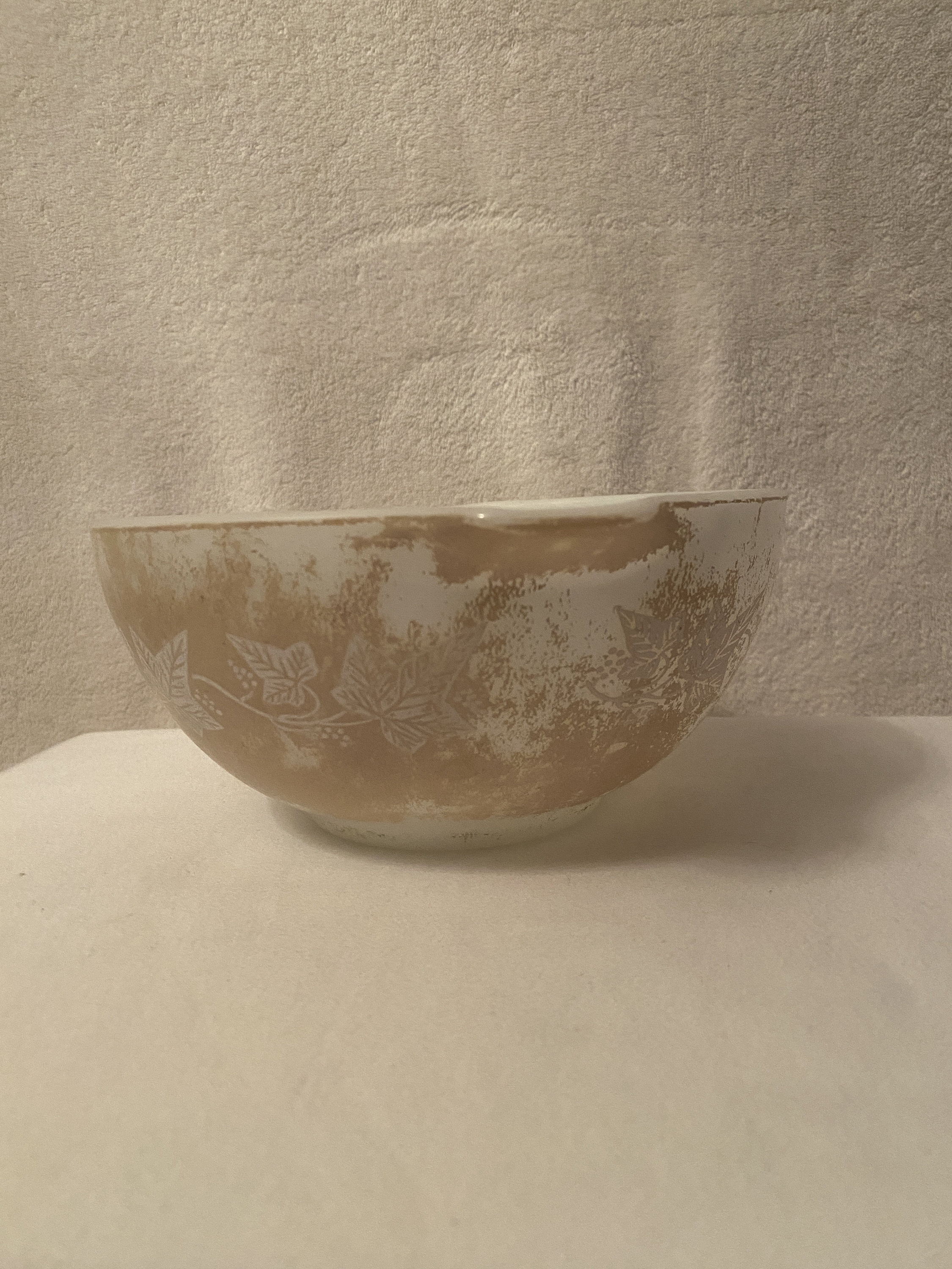 Vintage Pyrex Sandalwood Ivy Mixing Bowl - Etsy