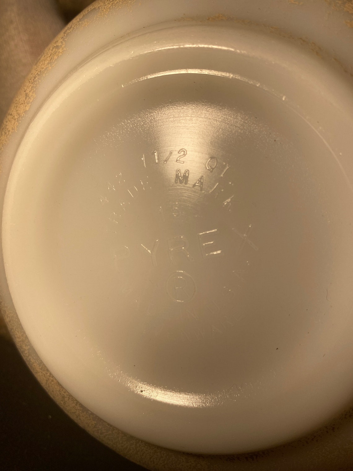 Vintage Pyrex Sandalwood Ivy Mixing Bowl - Etsy