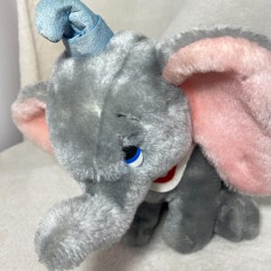 Vintage Disney© Plush Dumbo - 9" Stuffed Animal