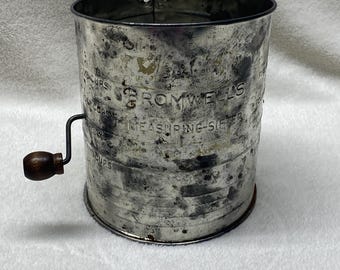 Vintage Metal Flour Sifter - Bromwell's