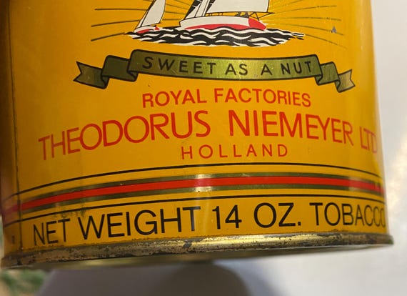 sail tobacco tin Vintage Sail Tobacco Tin – Retro Decor