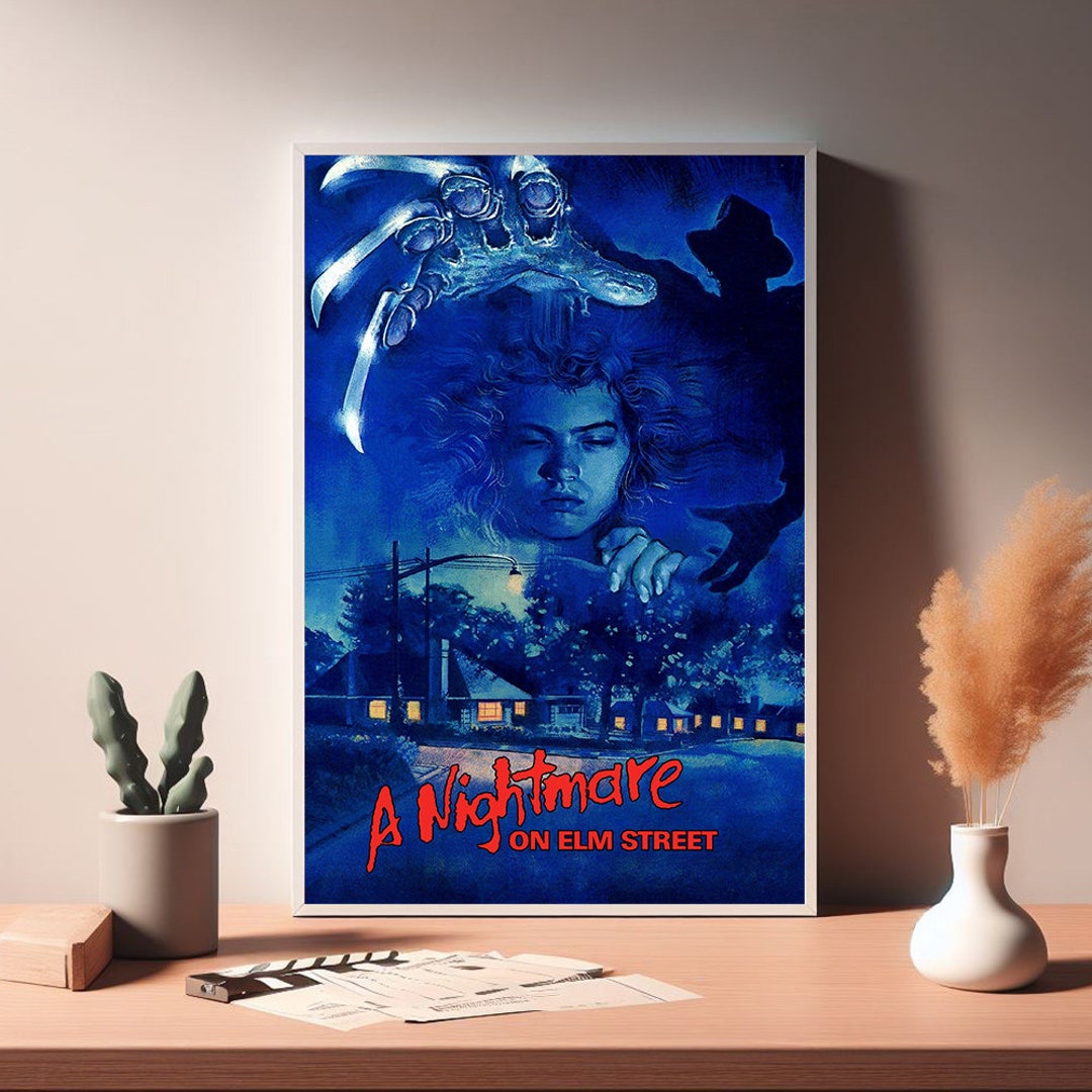 A Nightmare on Elm Street Movie Poster, Canvas Prints Wall Art Home