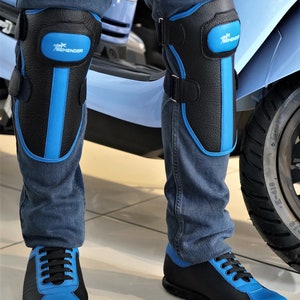natural leather protection knee pad