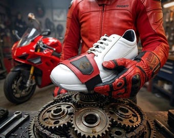 Leather Motorcycle Shifter Boot Protector, Shoe Guard