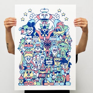 BOOTLEG 90s SCREEN PRINT Poster 50x70