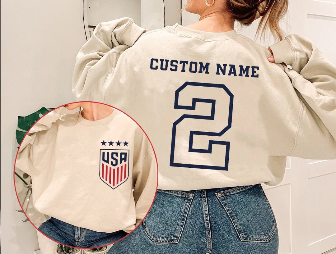 Personalized USA Women Soccer Logo Tshirt US Women World Cup Etsy