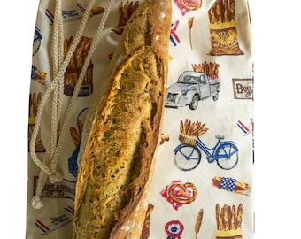 French Bakery model transport bread bag