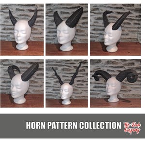 Collection de motifs en corne - MOTIFS NUMÉRIQUES - PDF A4