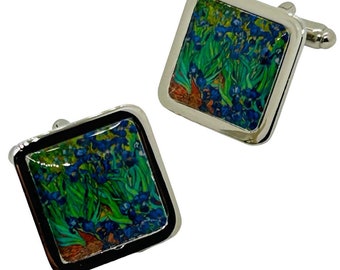 Van Gogh Irises Cufflinks