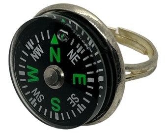 Funktionierender Kompass Ring
