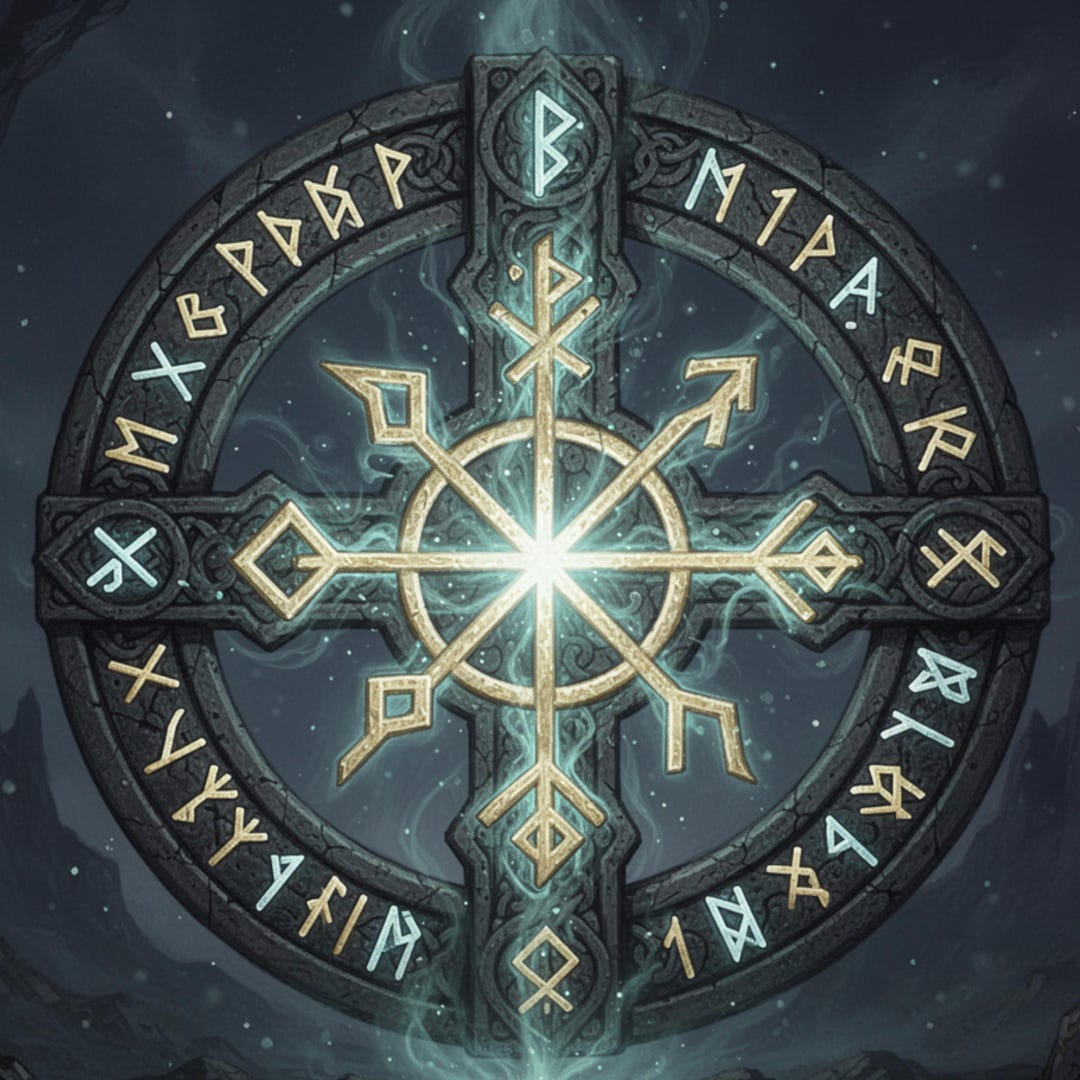 Galdrastaf Protection Seal | Norse Guardian Rune Symbol | Obstacle ...