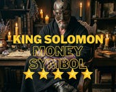King Solomon Wealth Seal – Money Manifestation Printable | Prosperity Ritual Symbol | Abundance Sigil PDF | Instant Download