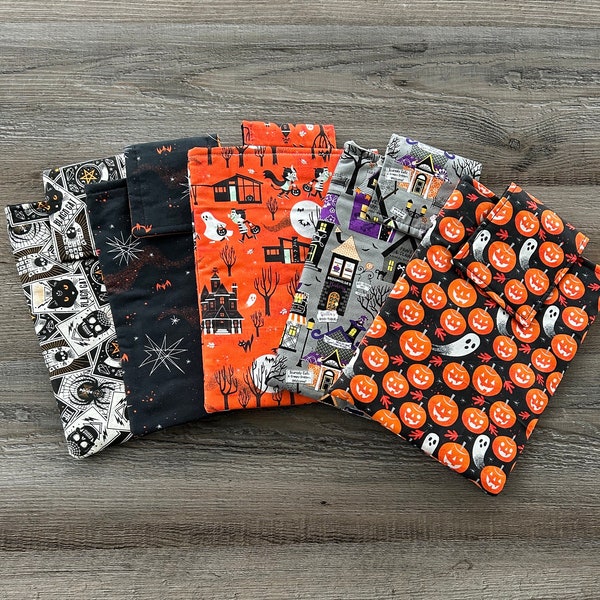 Halloween Padded Book And Tablet Sleeve, Reading Companion, Book Lover Gift, Book Accessories