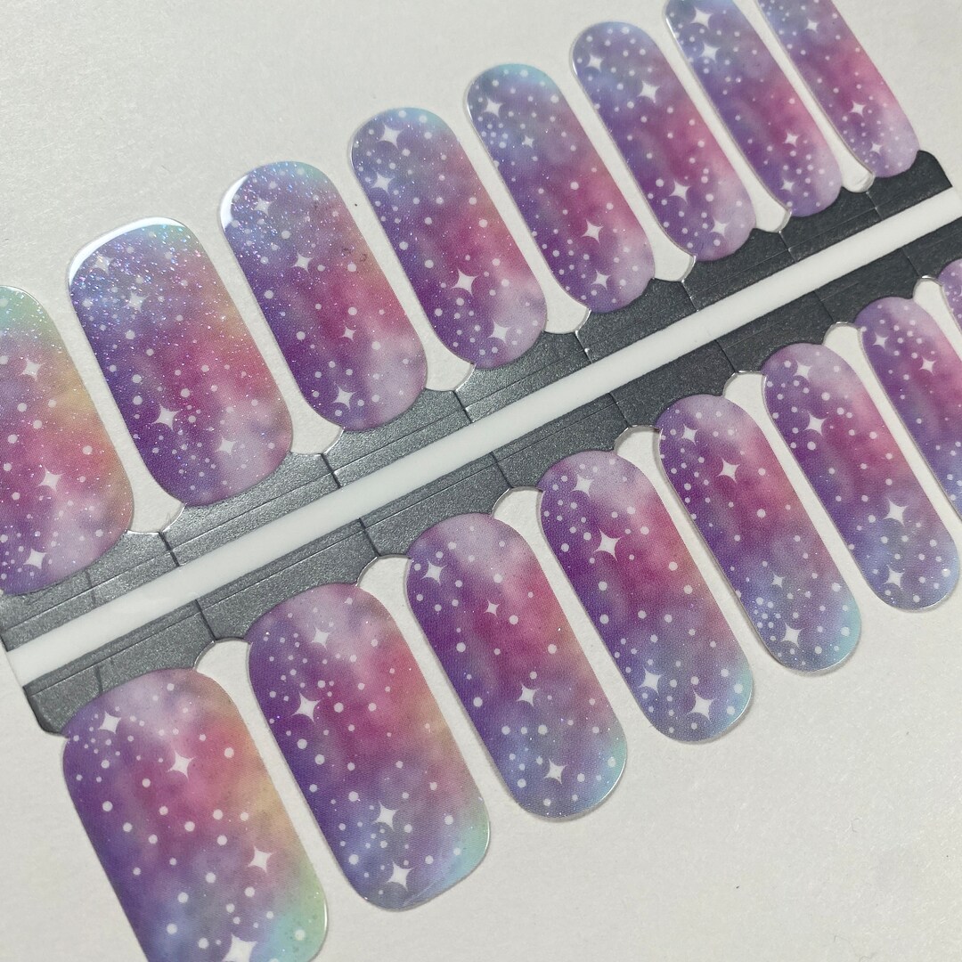 Nail Wraps Nail Polish Sticker Nail Art It's Magic Etsy UK