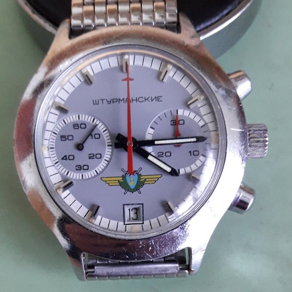 Vintage Poljot 3133 Chronograph Etsy Australia