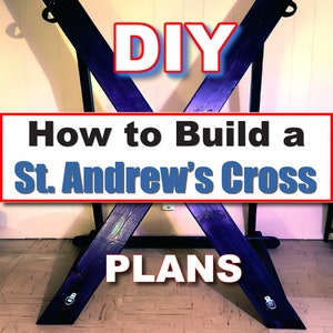 BDSM-Möbel St Andrews Cross DIY-Plan | Anleitung zum Bauen mit Holzbearbeitungsplänen