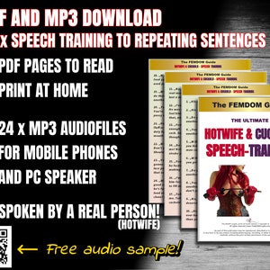 Hotwife Cuckold Speech Training | MP3 Audio Files + PDF image 5