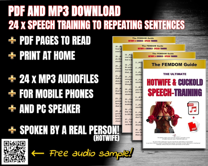 Hotwife Cuckold Speech Training | MP3 Audio Files + PDF image 5