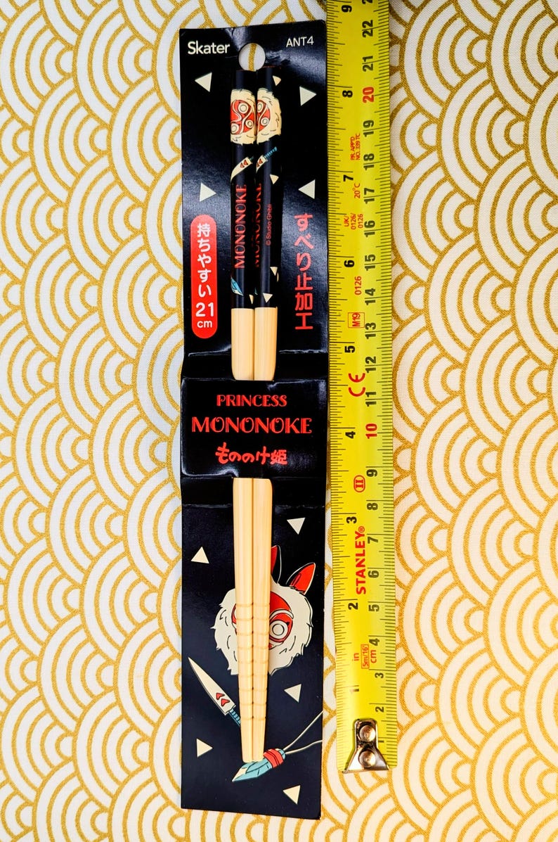 Skater Studio Ghibli Princess Mononoke Chopsticks - Thumbnail 4