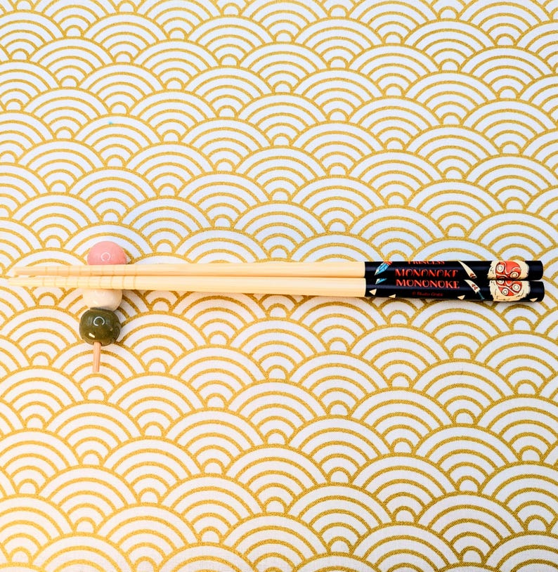 Skater Studio Ghibli Princess Mononoke Chopsticks - Thumbnail 5