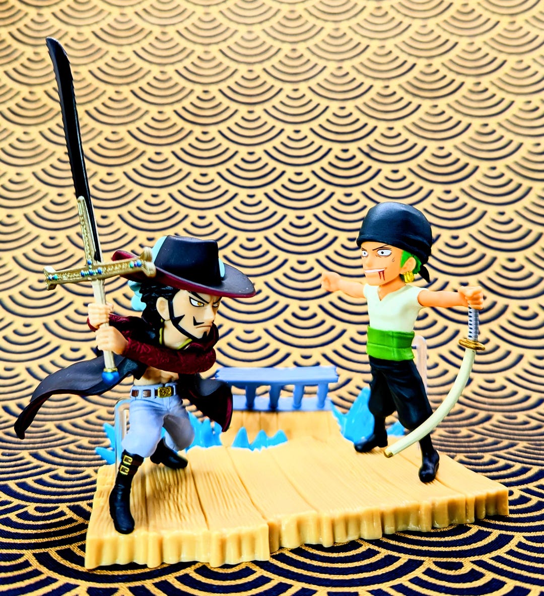 Banpresto – Figurine One Piece WCF Log Stories – Luffy Et Zoro – 7 Cm – Collection Officielle Bandai